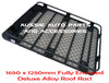 1650x1250x160mm Fully Enclosed Deluxe Alloy Roof Rack Cage