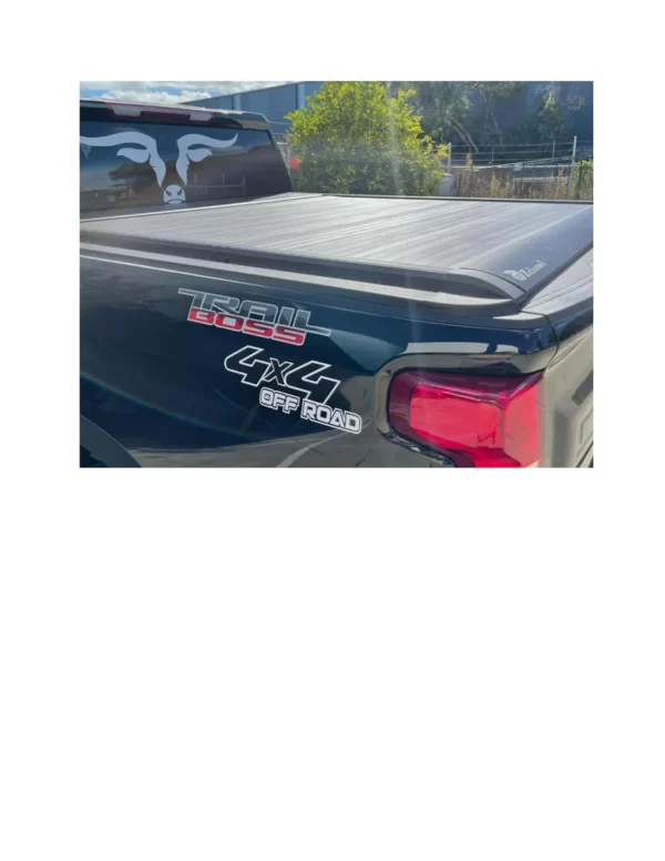 Chevrot Silverado Trial Boss 1500 Roll Up Top Aluminium Tonneau Hard Lid Shutter - Image 4