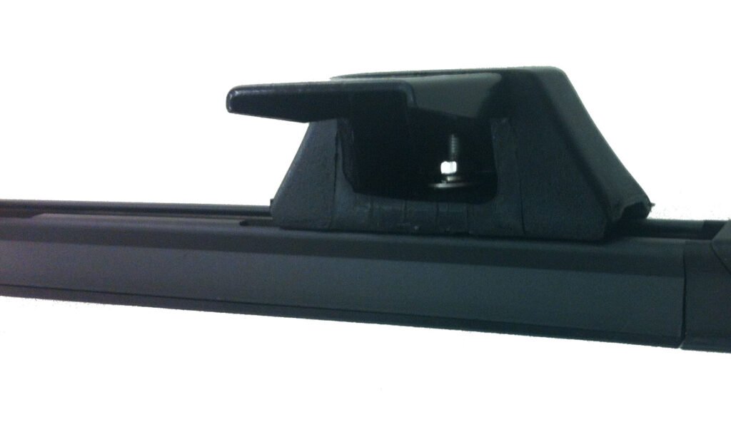 PU-coated Steel mounting brackets for sliding rails. It comes with a T that can be adjusted anywhere on the rail