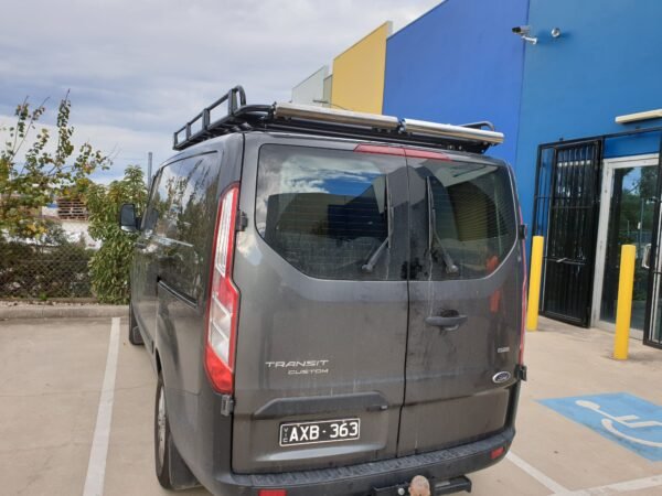 Ford Transit custom SWB backbone/laser-cut monting bracket for 2700mm rack