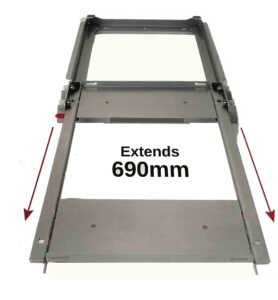 250kg Heavy Duty Fridge Slide Tray 880X605mm for Engel 60-80L Caravan Camping4WD
