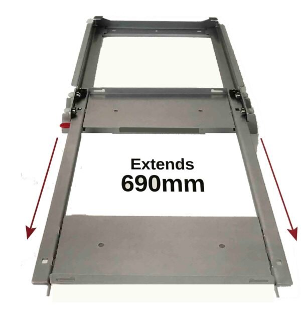 250kg Heavy Duty Fridge Slide Tray 880X605mm for Engel 60-80L Caravan Camping4WD