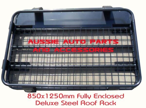 Fully Enclosed steel roof rack cage 850x1250x170 mm