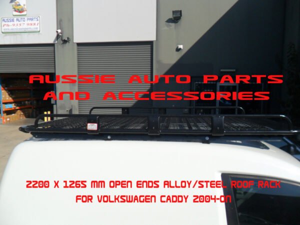 Tradesman style open ends alloy 2200x1265 roof rack