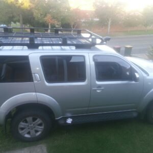 Nissan Pathfinder R51 with factory rails Steel Laser cut Mounting brackets