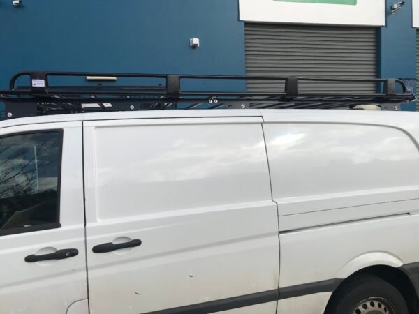 Merceds Benz Vito LWB backbone,laser-cut steel mounting bracket for 3000mm rack