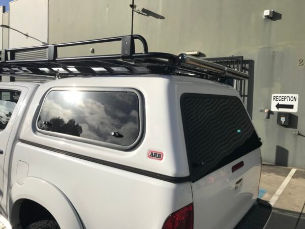Tradesmann style,open ends steel roof rack 1900x1395x150mm designed for canopies
