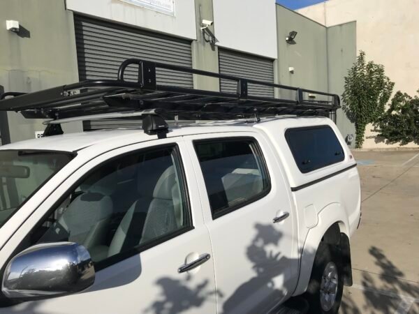 Tradesmann style,open ends steel roof rack 1900x1395x150mm designed for canopies