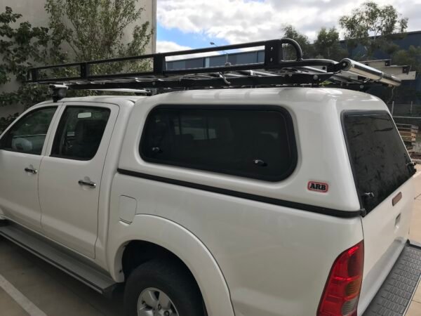 Tradesmann style,open ends steel roof rack 1900x1395x150mm designed for canopies