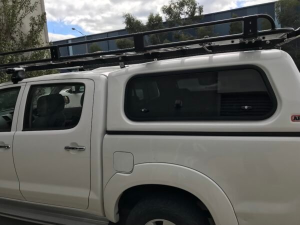 Tradesmann style,open ends steel roof rack 1900x1395x150mm designed for canopies