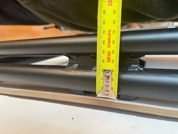 Tradesman Style Open End Steel Roof Rack, low profile 3000x1464x72mm