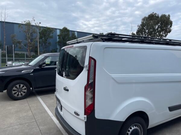 Tradesman Style Open End Steel Roof Rack, low profile 3000x1464x72mm