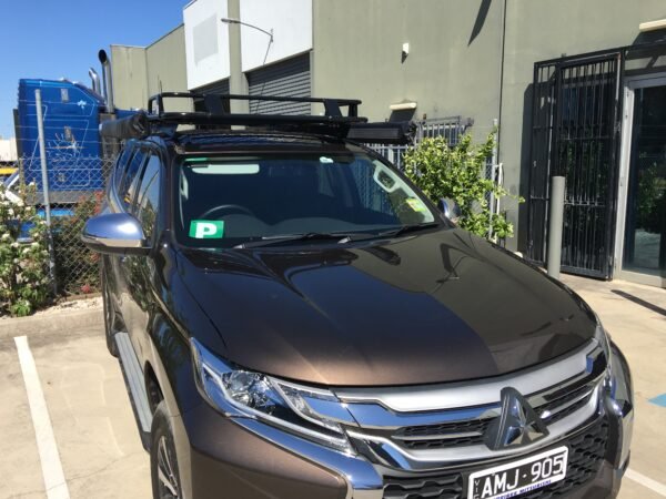 Backbone Laser-cut bracket for full length 2200 mm Rack for MITSUBISHI SPORT