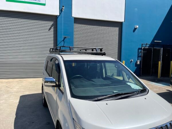 Backbone, Laser-cut mounting bracket for full length 2200 mm Rack for MITSUBISHI Delica D5