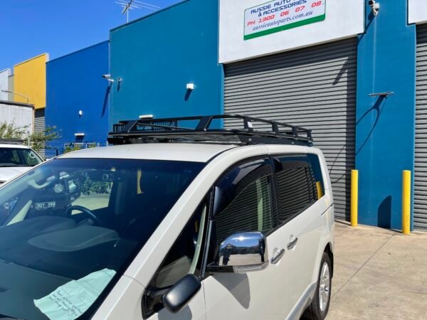 Backbone, Laser-cut mounting bracket for full length 2200 mm Rack for MITSUBISHI Delica D5