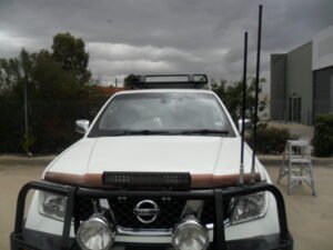 Nissan Pathfinder R51 with factory rails Steel Laser cut brackets for 1800 rack