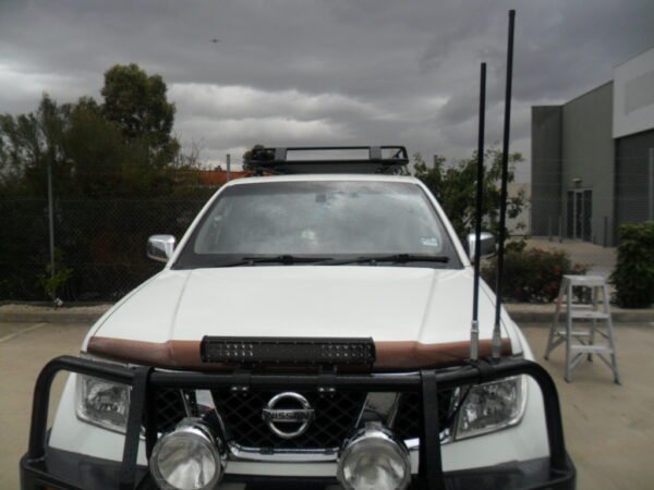 Nissan Pathfinder R51 with factory rails Steel Laser cut brackets for 1800 rack