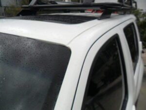 Nissan Pathfinder R51 with factory rails Steel Laser cut brackets for 1800 rack