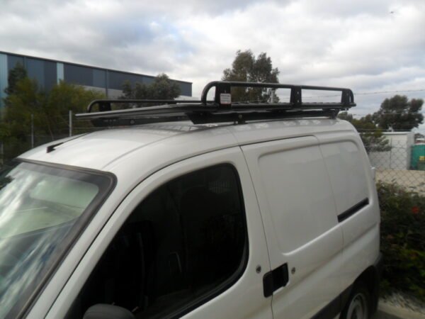 Tradesman style Open End Steel Roof Rack 1950 X1150 mm with steel mesh flooring & mounting brackets