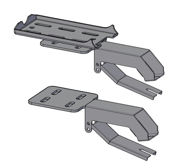 Universall Mounting clip 4 cars with side rails,easy clamp ,fits many roof racks