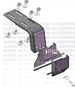 6 To8 Inch Adjustable Rain Gutter Mounting bracket for Hiace SLWB,2005-2019 ,Sahara 80'setc