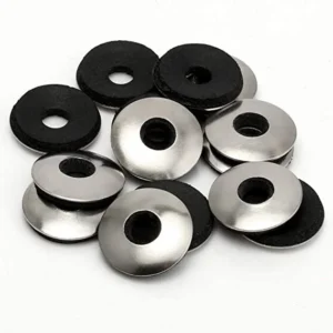 Bonded Sealing Washers 25x6.3x2.8mm Screw Gasket Stainless Steel EPDM