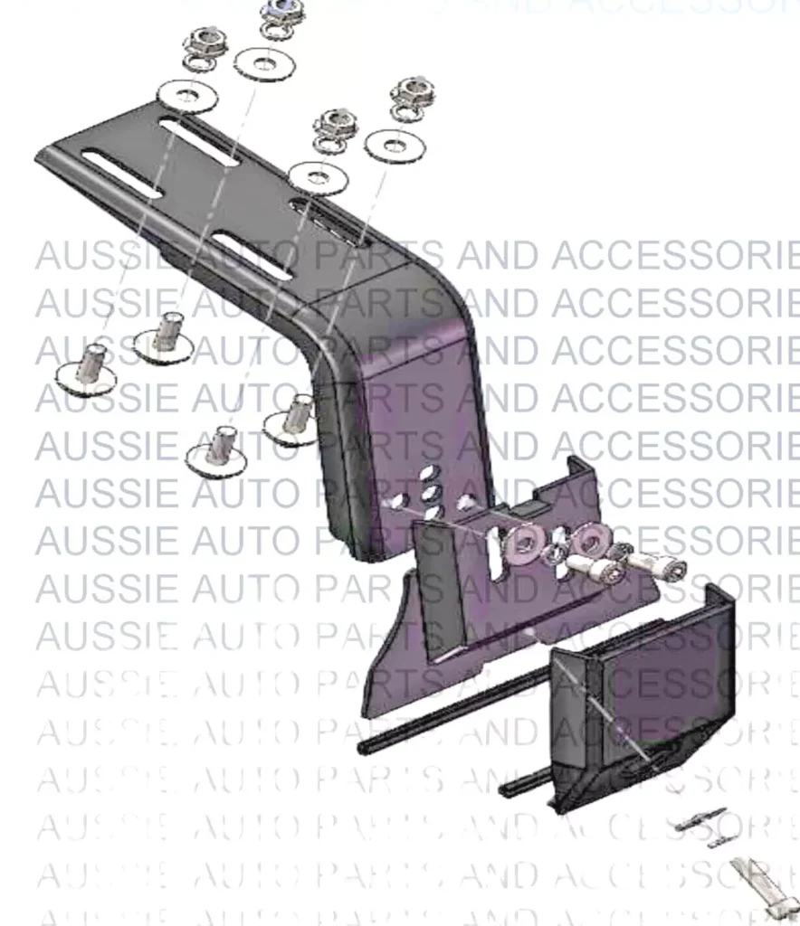 8 To 10 Inch Adjustable Rain Gutter Mounting Bracket for High Roof, Land Rover Discovery 1/2, Defender110