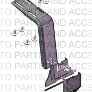 11- 12 Inch Adjustable Rain Gutter Mounting bracket for High Roof,LAND ROVER 1/2