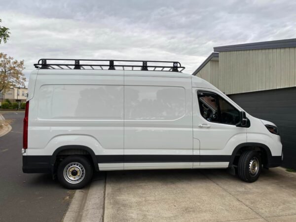 Open End Steel Roof Rack Tradesman 3300 X11600mm suits Renault Trafic LWB ,Volkswagen Crafter