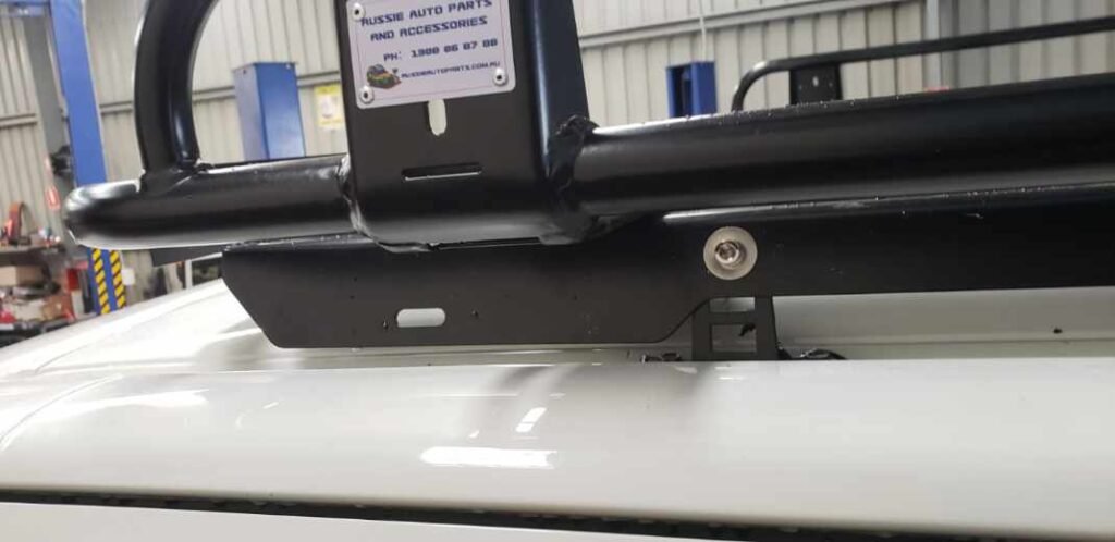 Backbone. laser-cut mounting bracket for 3000mm rack suits Toyota HIACE 2019_on