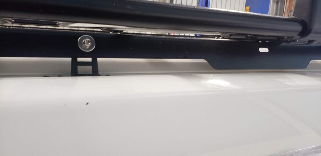 Backbone. laser-cut mounting bracket for 3000mm rack suits Toyota HIACE 2019_on