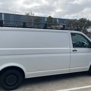 Volkswagen Transporter T5,T6 LWB backbone, laser-cut Steel mounting bracket for 3300 Rack