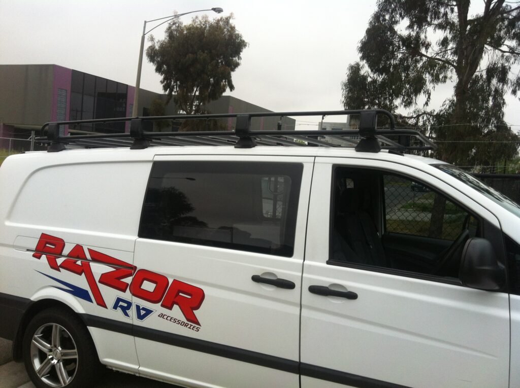 Tradesman Style Open Ends Steel Roof Rack 3000mm for TOYOTA HIACE 1982-on