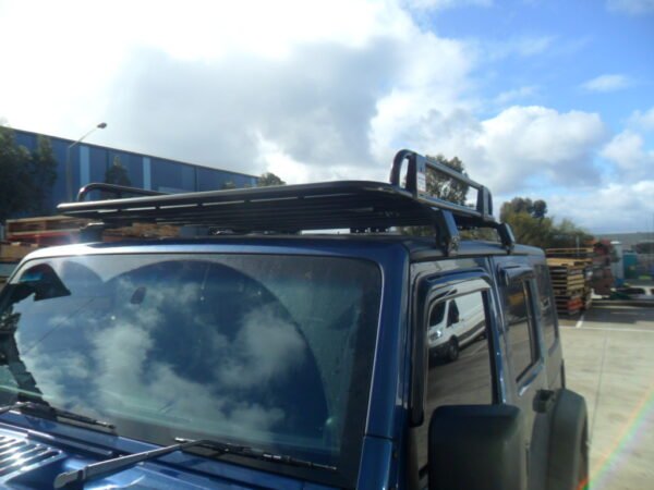 Tradesman Style Open Ends Alloy Rack 1350mm for Jeep Wrangler JK 4dr 2007-On
