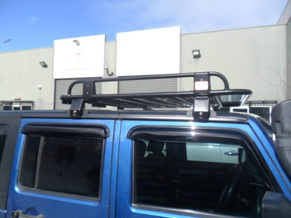 Tradesman Style Open Ends Alloy Rack 1350mm for Jeep Wrangler JK 4dr 2007-On